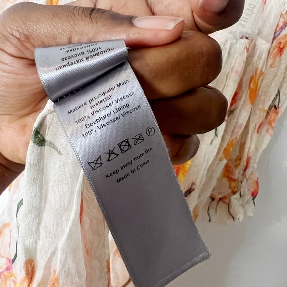 NWT Zadig & Voltaire Riciny Mousseline Ruffled Floral Maxi Dress - Picture 9 of 12